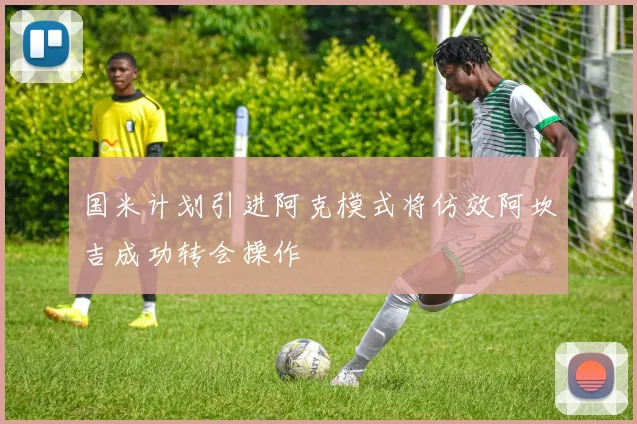 国米计划引进阿克模式将仿效阿坎吉成功转会操作